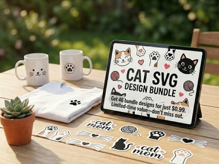 Cat Lover SVG Bundle for Cricut.