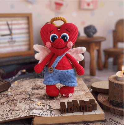 Mr. Heart Crochet Pattern