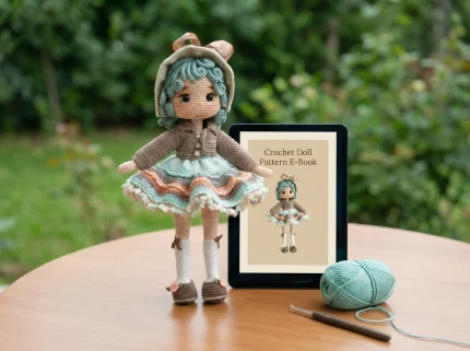 Doll Aybüke Crochet Pattern amigurumi toy