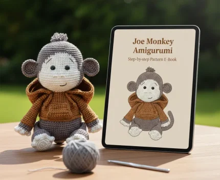 Joe Crochet Pattern amigurumi boy doll.