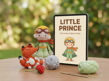 Little Prince Crochet Pattern amigurumi storybook doll