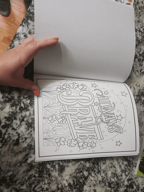 Always Brave Coloring Page