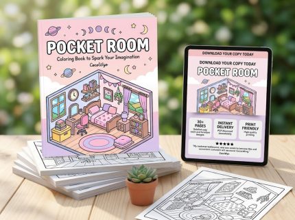 Pocket Room - Coloring Book by CocoWyo