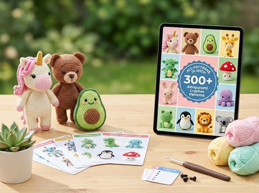 bundleartsvg-image-124 300 Amigurumi PDF Patterns and Crochet Ebook.