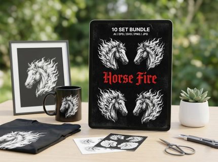 Dark Horse Fire Bundle fantasy art