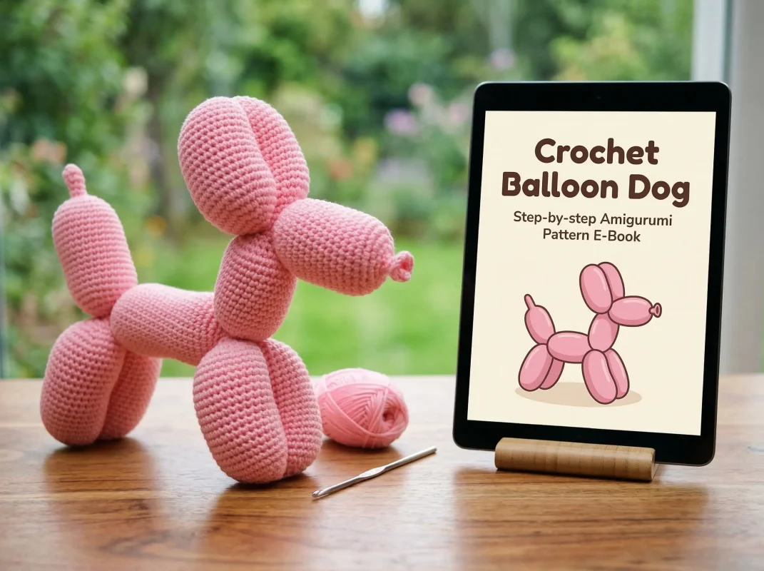 Balloon Dog Crochet Toy Pattern: Step-by-Step PDF Guide
