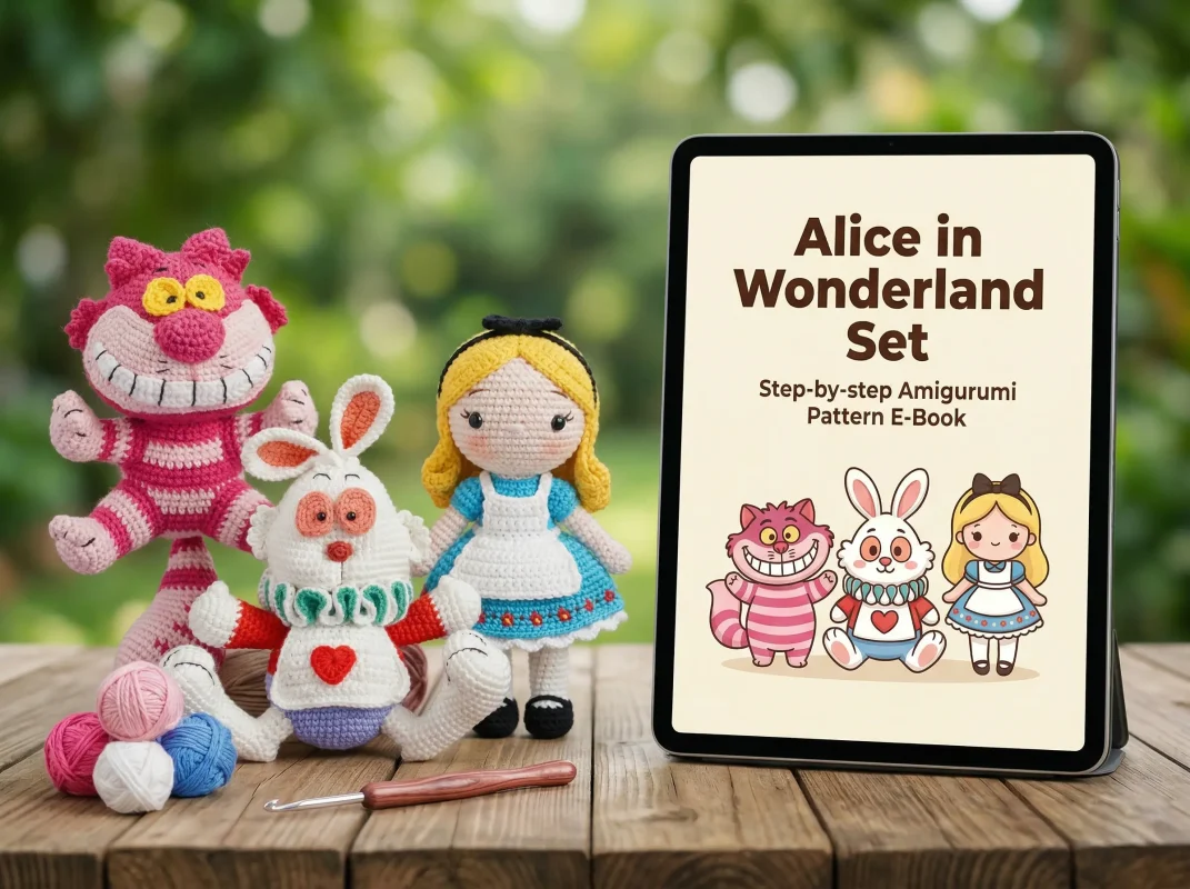 Curious Girl Storybook Amigurumi Pattern: Step-by-Step PDF
